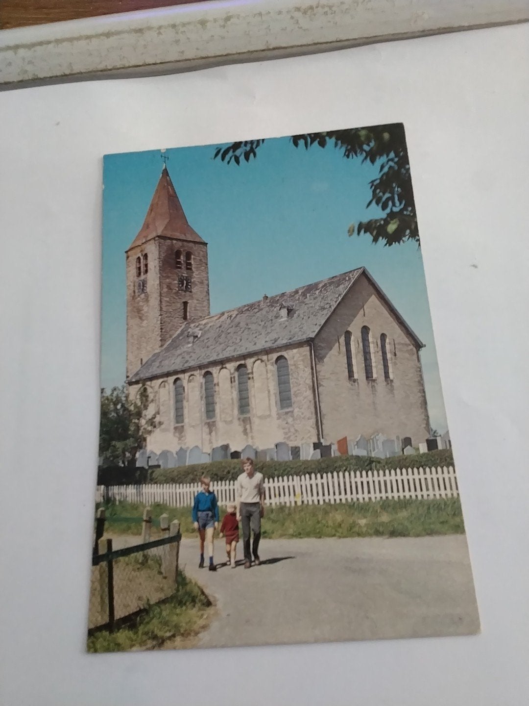 Oude Ansichtkaart Oosterland Wieringen Oude Ned. Herv. Kerk, Ophalen of Verzenden, 1960 tot 1980, Ongelopen, Noord-Holland