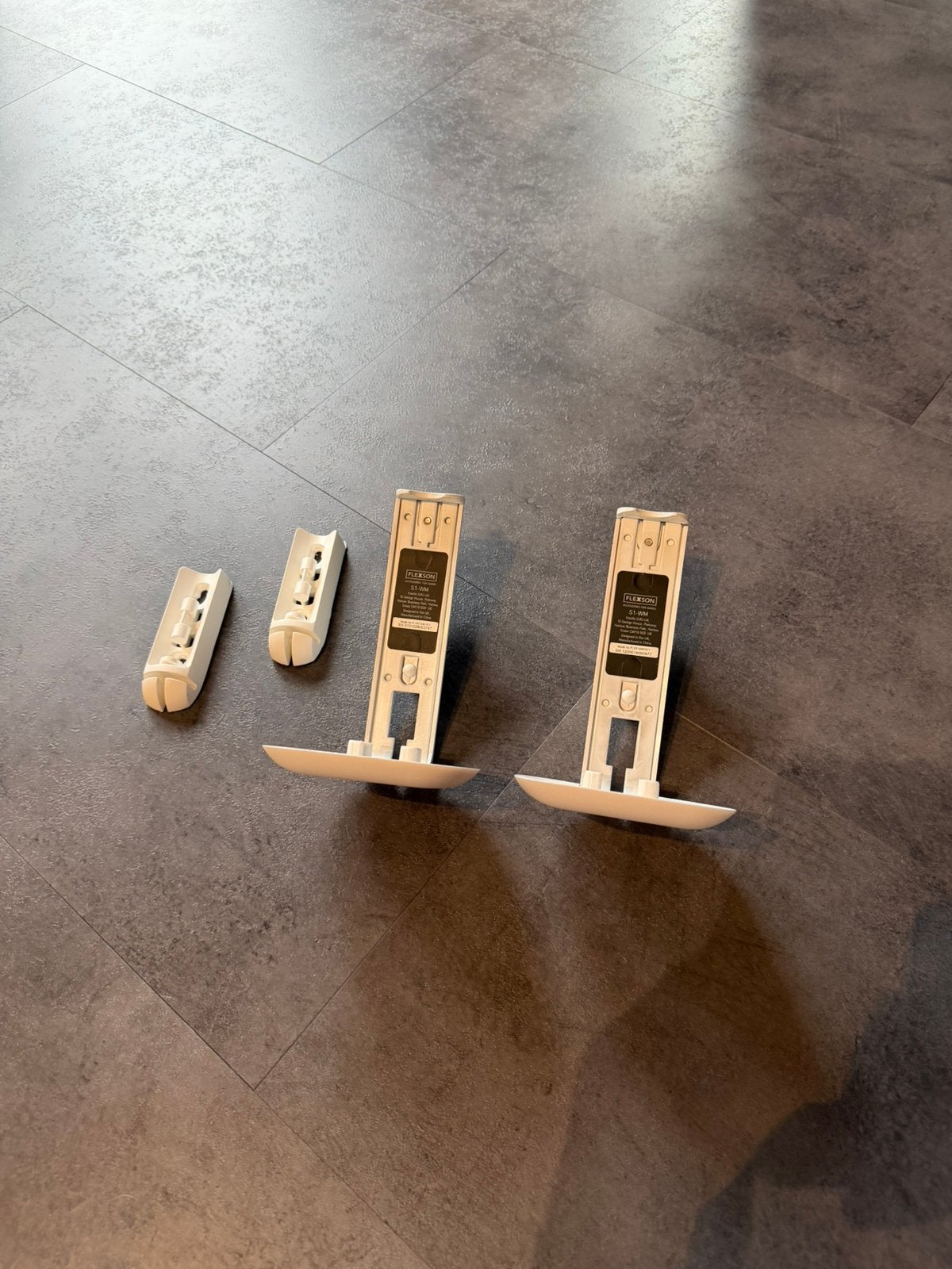 2x Flexson muurbeugel voor Sonos One/Play 1 wit