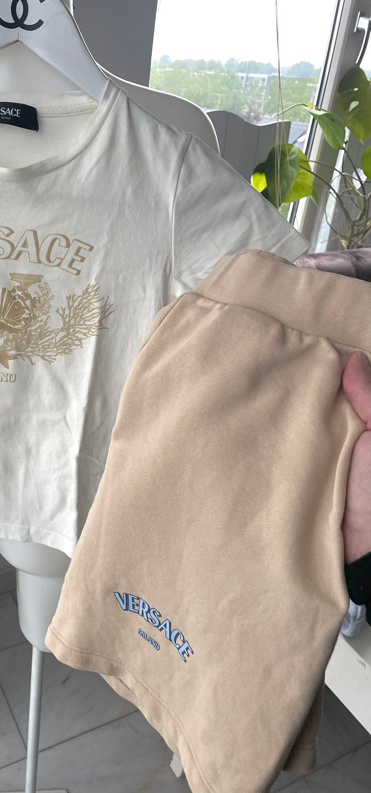 Versace broek maat 6 jaar 116, Ophalen of Verzenden, Zo goed als nieuw, Broek