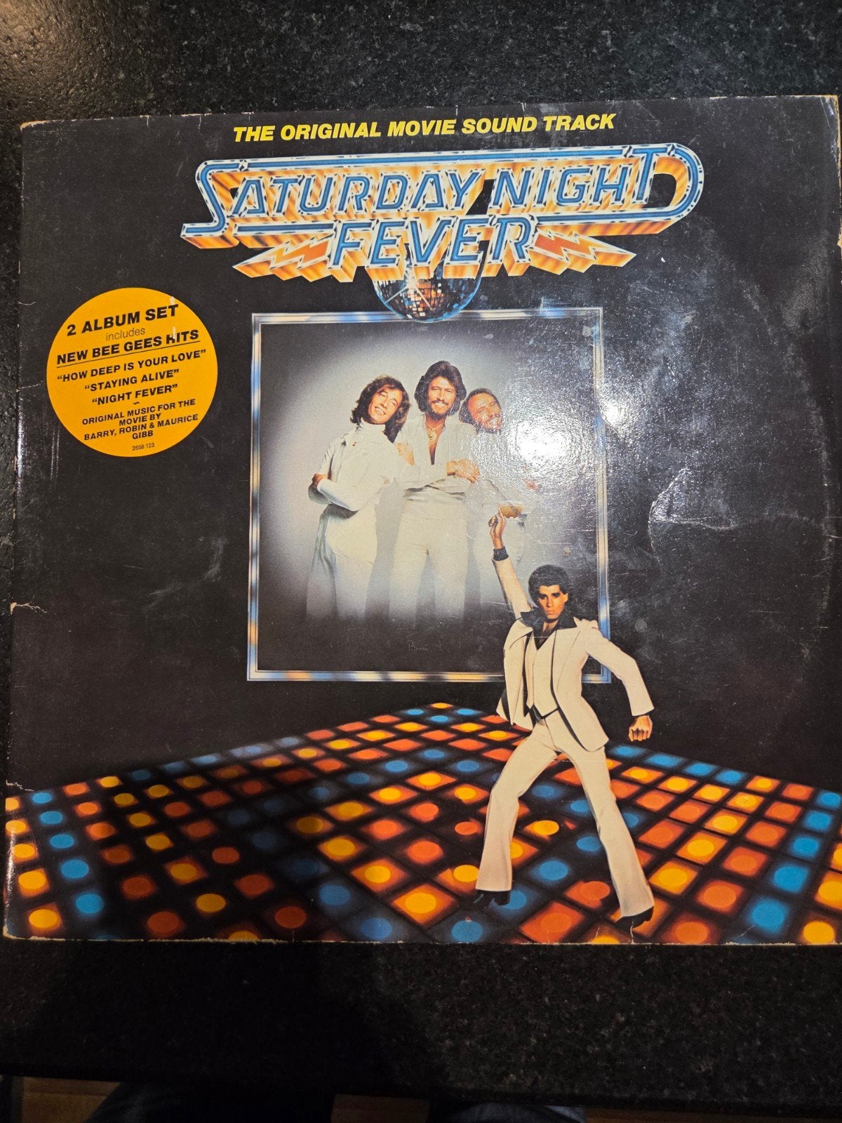 Saturday Night Fever Soundtrack LP - Gebruikt, Gebruikt, Pop, Ophalen of Verzenden, Dubbel-LP