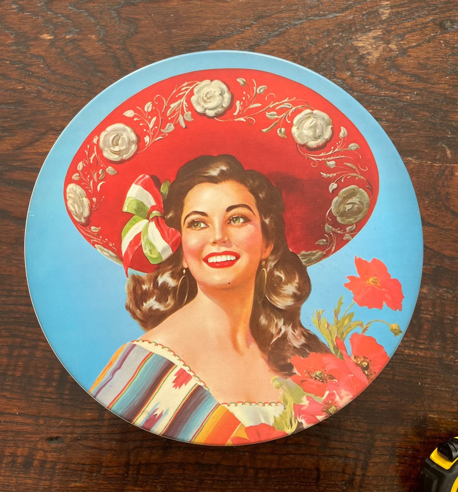 Voorraad- of koektrommel, kitsch kitchen, blik, Ophalen of Verzenden