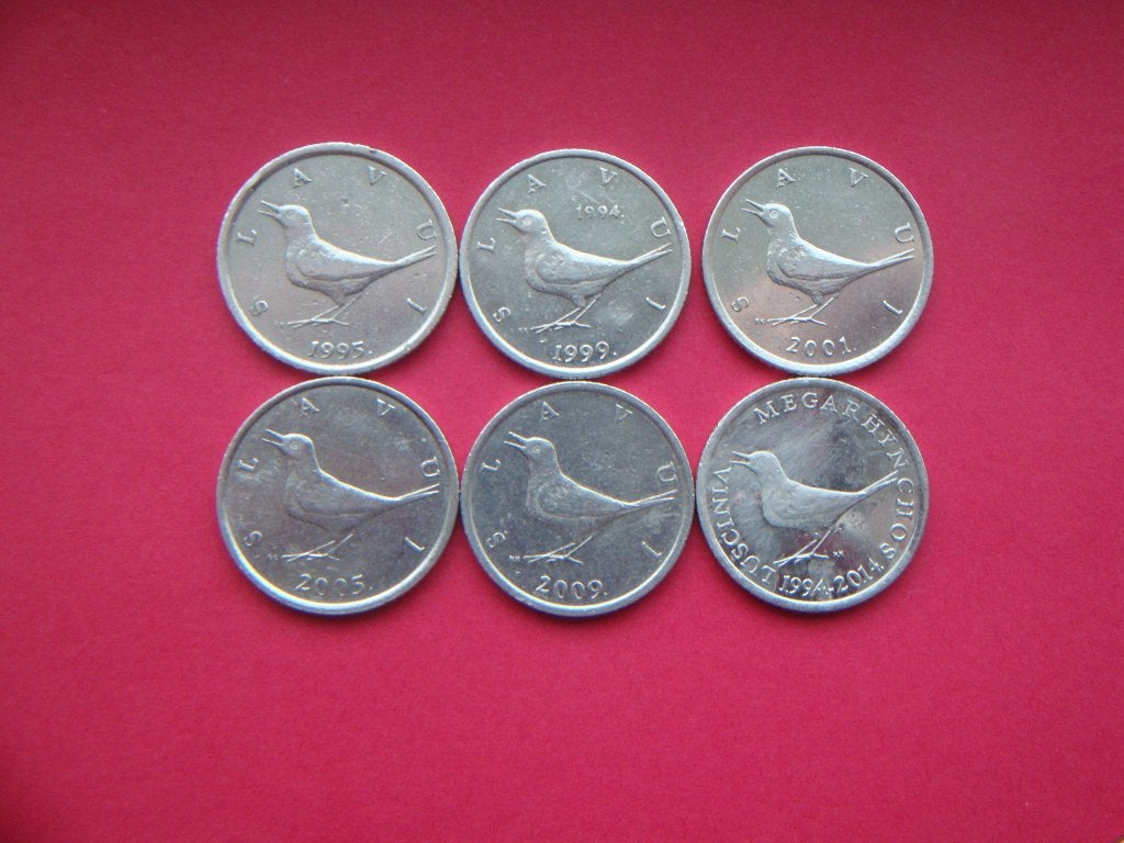 Kavel Kroatië setje munten 1 Kuna 1995 t/m 2014., Verzenden, Overige landen, Setje