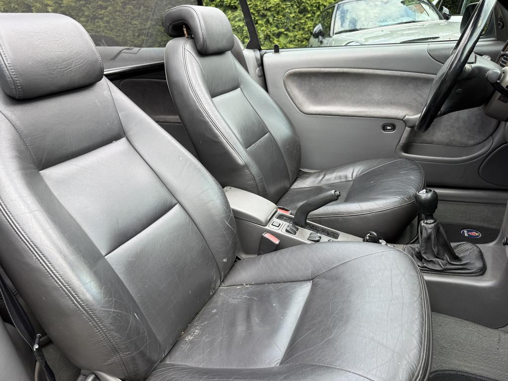Saab 9-3 Cabrio 2.0t S 155pk, Youngtimer | incl. BTW, Auto's, Voorwielaandrijving, Zwart, Cabriolet, 4 stoelen