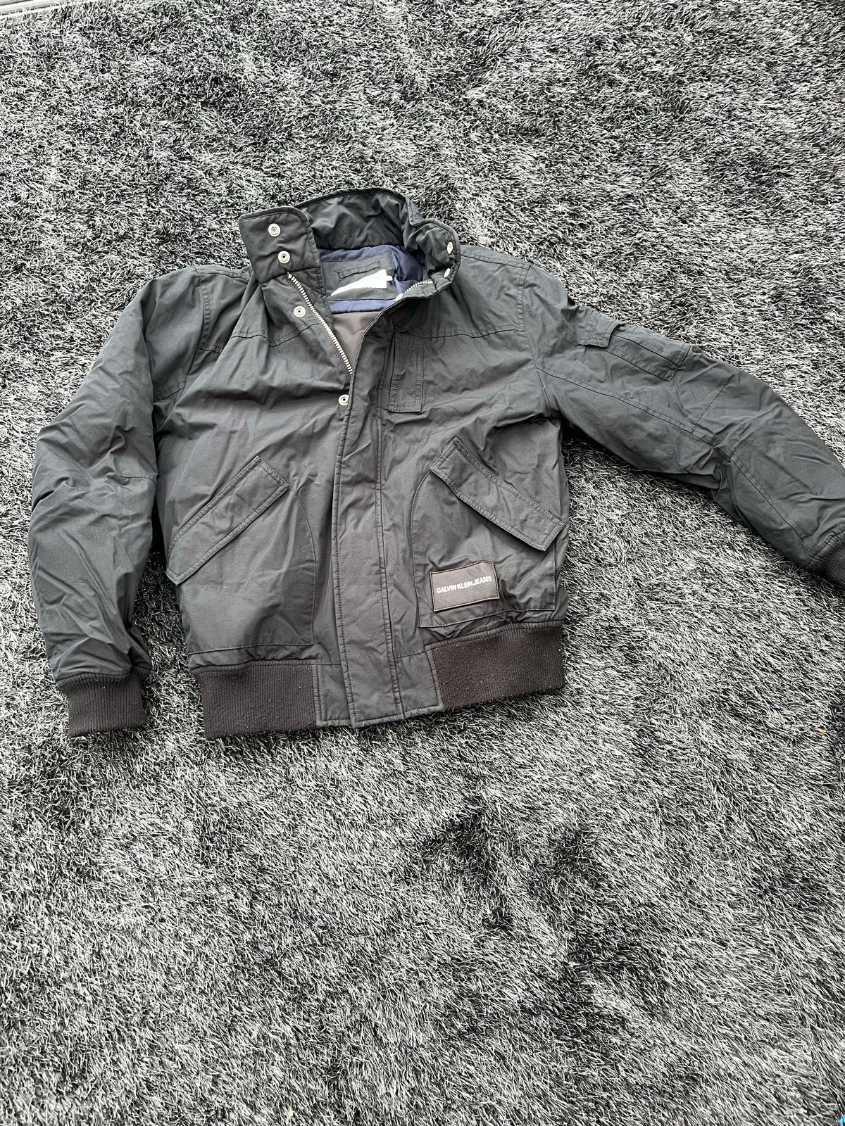 Calvin Klein Jeans herenjas - Maat S, Ophalen of Verzenden, Gedragen, Maat 46 (S) of kleiner, Zwart
