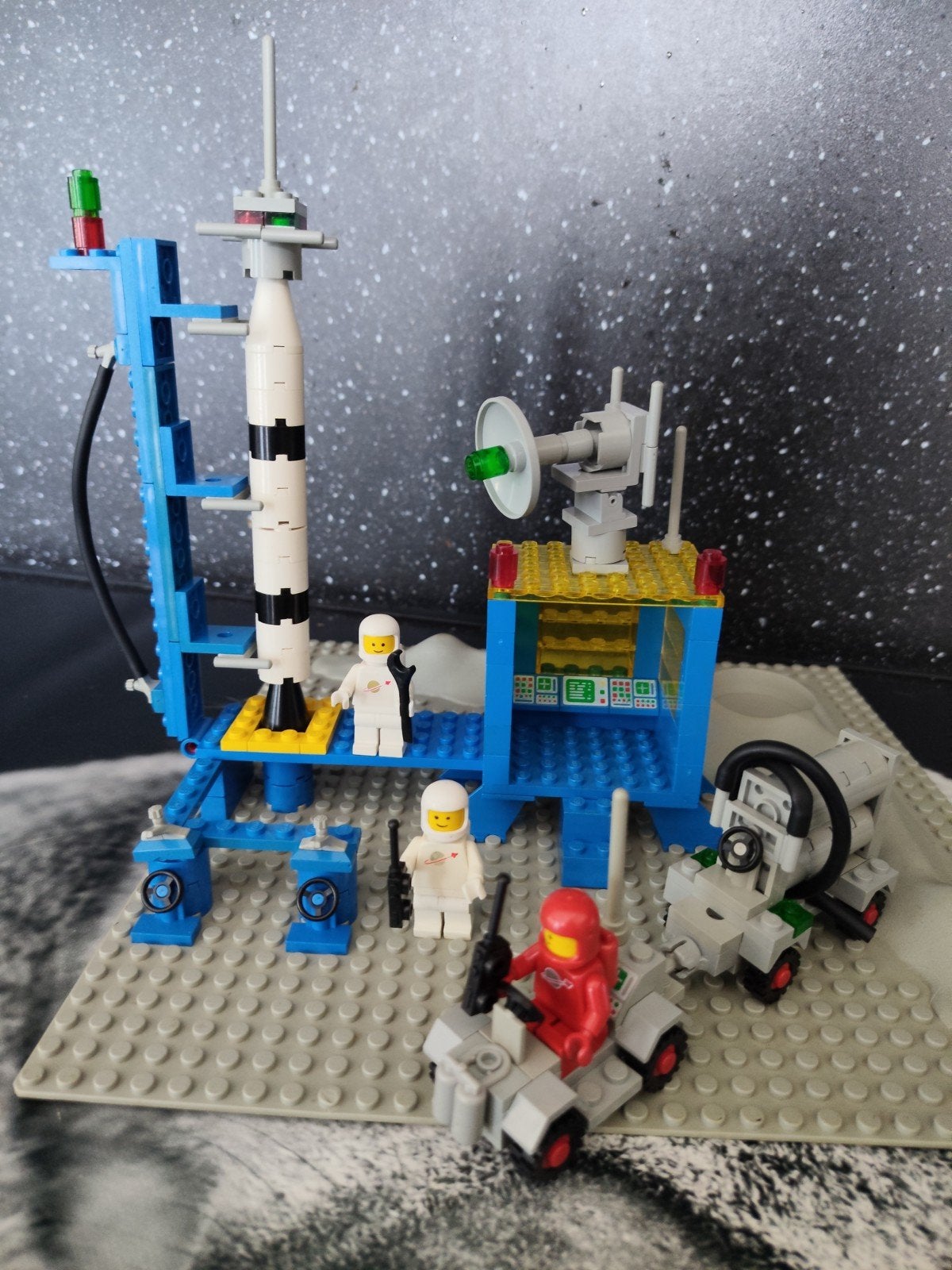 Vintage LEGO 483 Alpha-1 Rocket Base - Compleet, Ophalen, Gebruikt, Overige merken