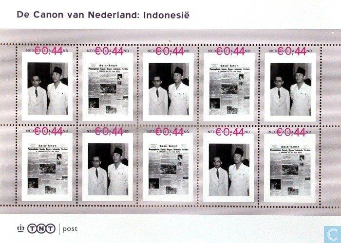 Postzegels Canon van Nederland: Indonesie, Ophalen of Verzenden, Na 1940, Postfris