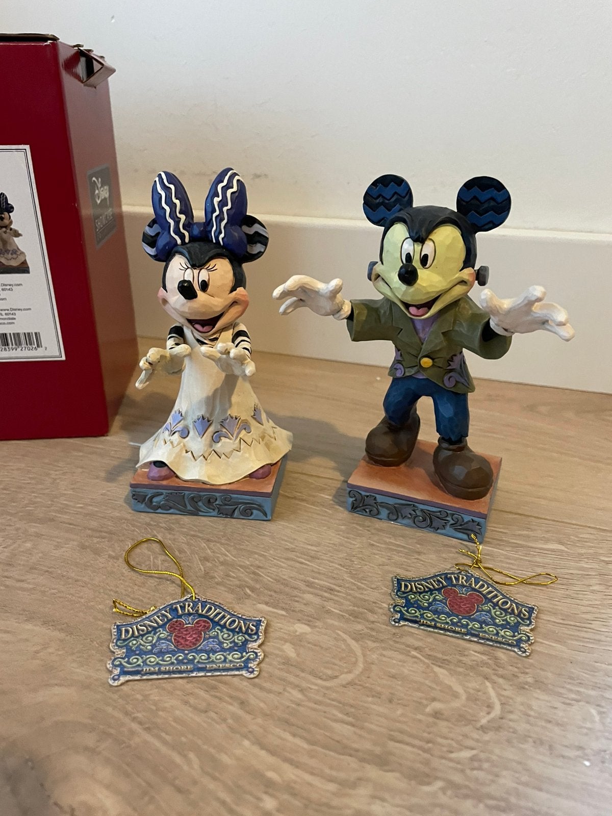 Jim shore Disney traditions Mickey en Minnie Halloween, Verzamelen, Ophalen of Verzenden, Mickey Mouse, Nieuw, Beeldje of Figuurtje