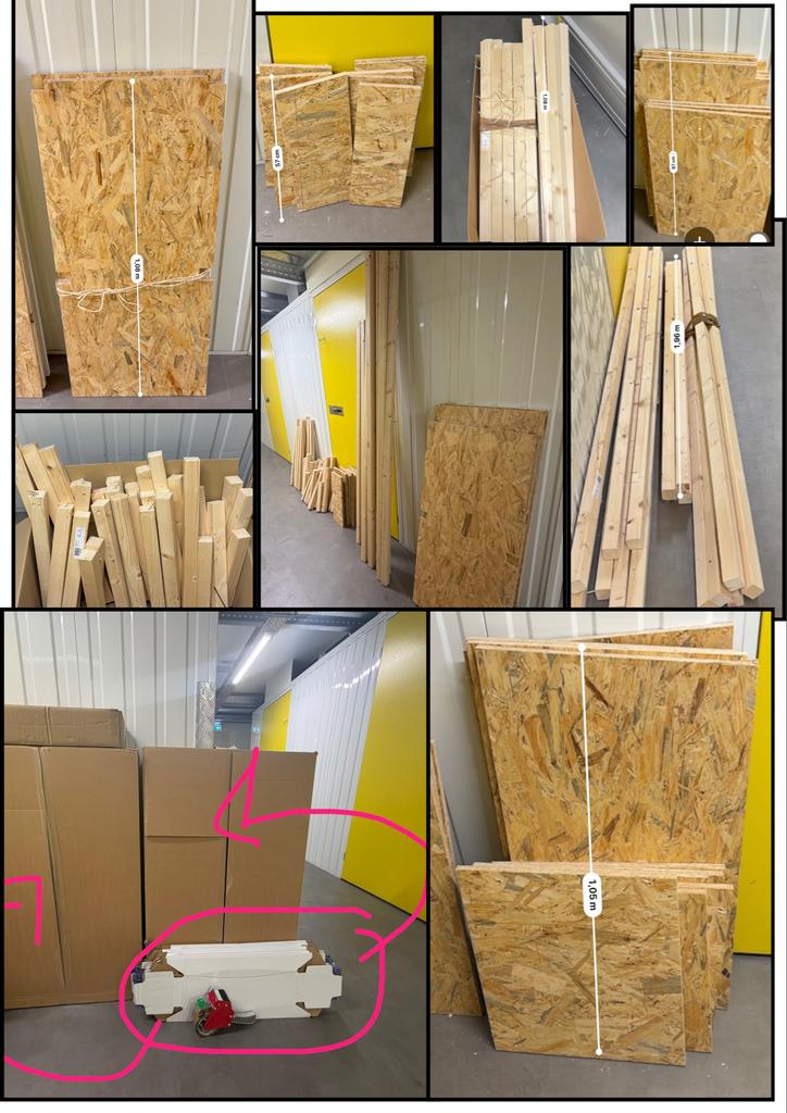 Free! Wood, shelving, building materials and supplies!, Doe-het-zelf en Verbouw, Hout en Planken, Ophalen, Gebruikt, Minder dan 25 mm