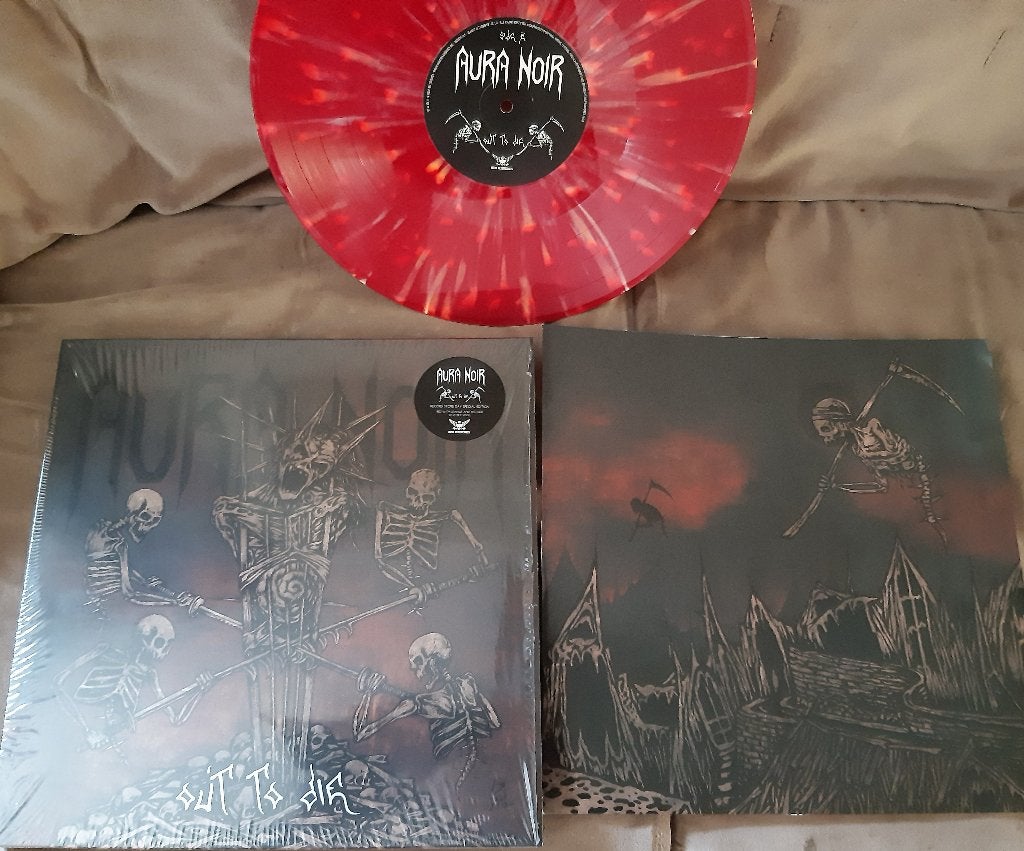 Aura Noir Out To Die lp Carpathian Forest Nifelheim Gehennah, Cd's en Dvd's, Vinyl | Hardrock en Metal, Geseald, Verzenden, Nieuw in verpakking