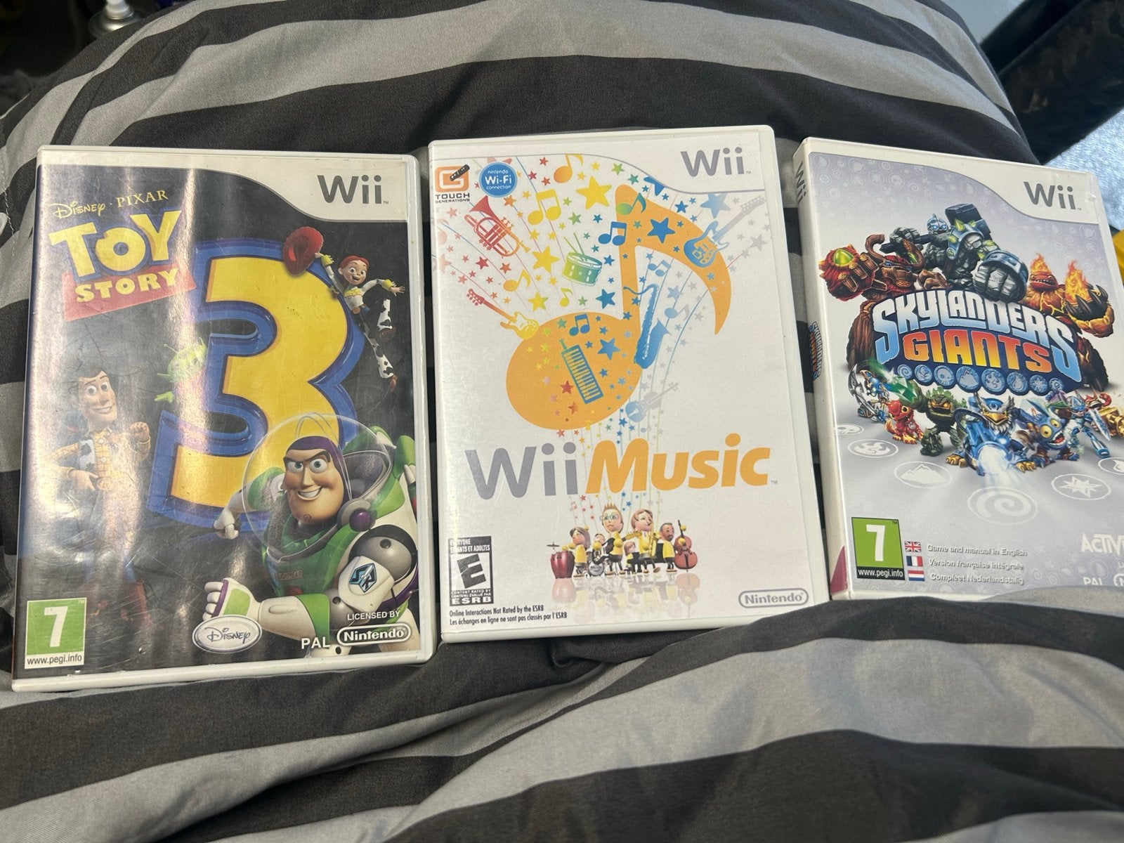 Wii Games: Toy Story 3, Wii Music, Skylanders Giants + Porta, Ophalen, Gebruikt, Overige genres, 3 spelers of meer