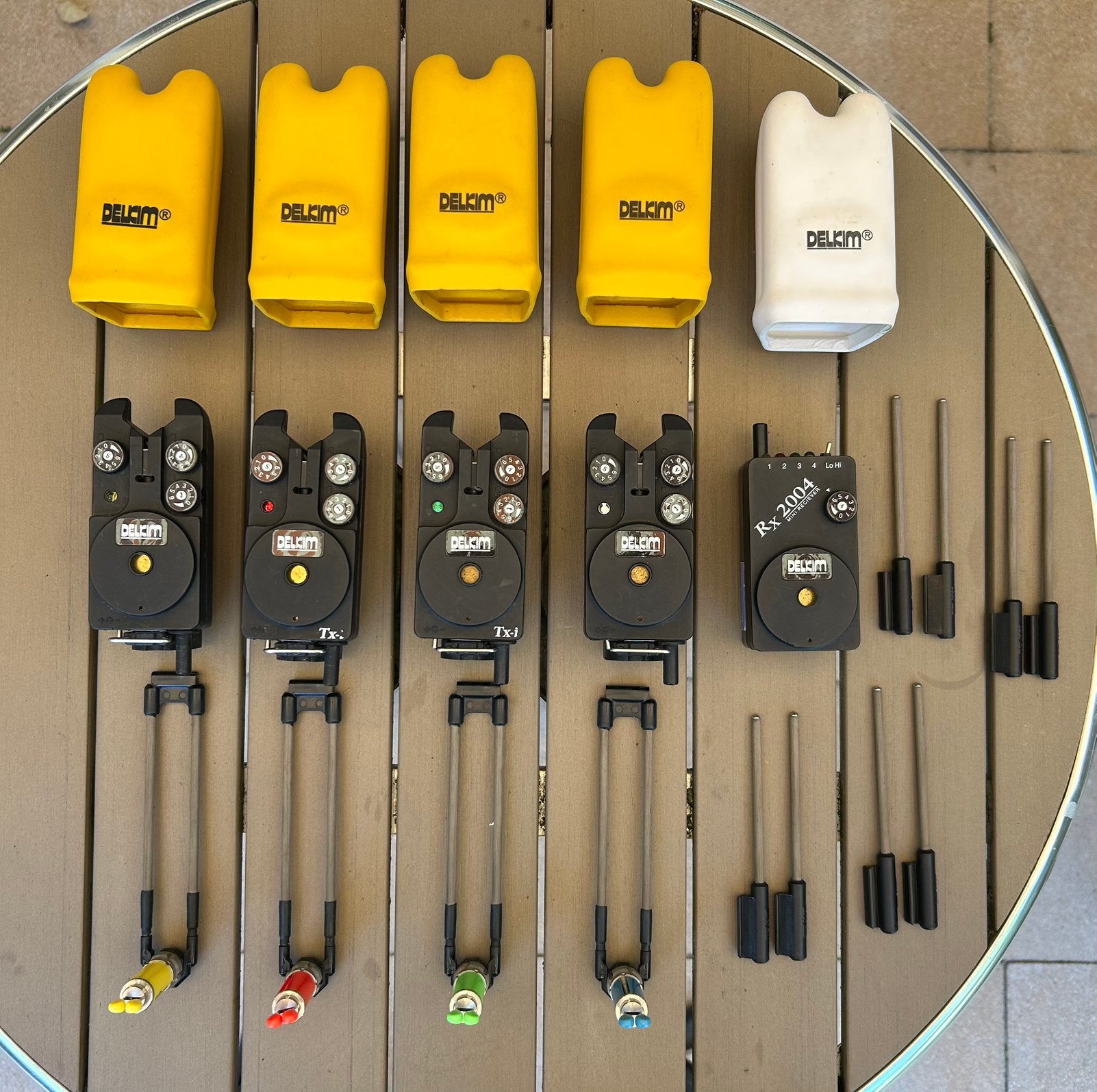 4X Delkim TXI + RX2004 zeer complete optonic/beetmelder set, Ophalen, Gebruikt, Overige typen