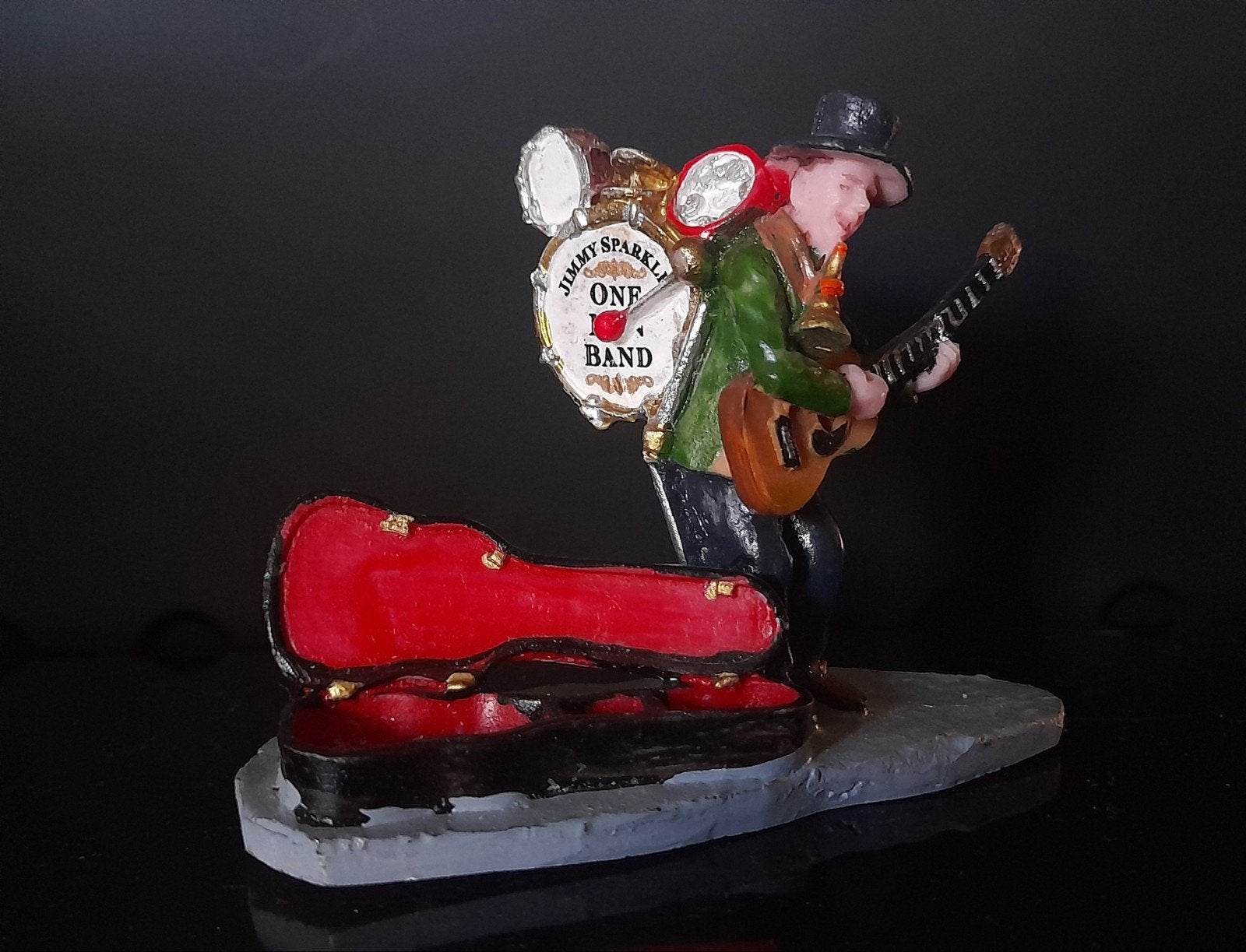 lemax kerst figuur d7 One-Man Band kerstdorp, Verzenden
