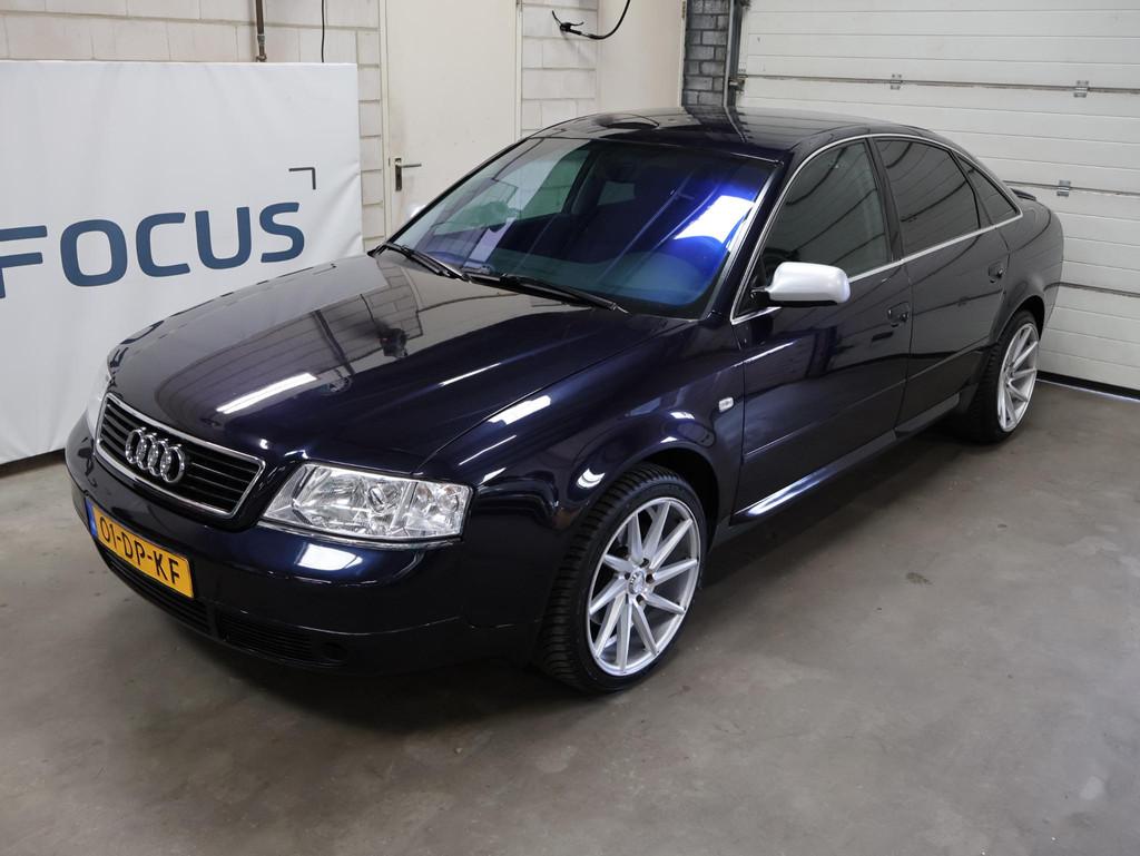 Audi A6 Limousine 2.4 5V Advance NAP Airco APK Uitlaatklepsy, Stof, Gebruikt, Blauw, Traction-control