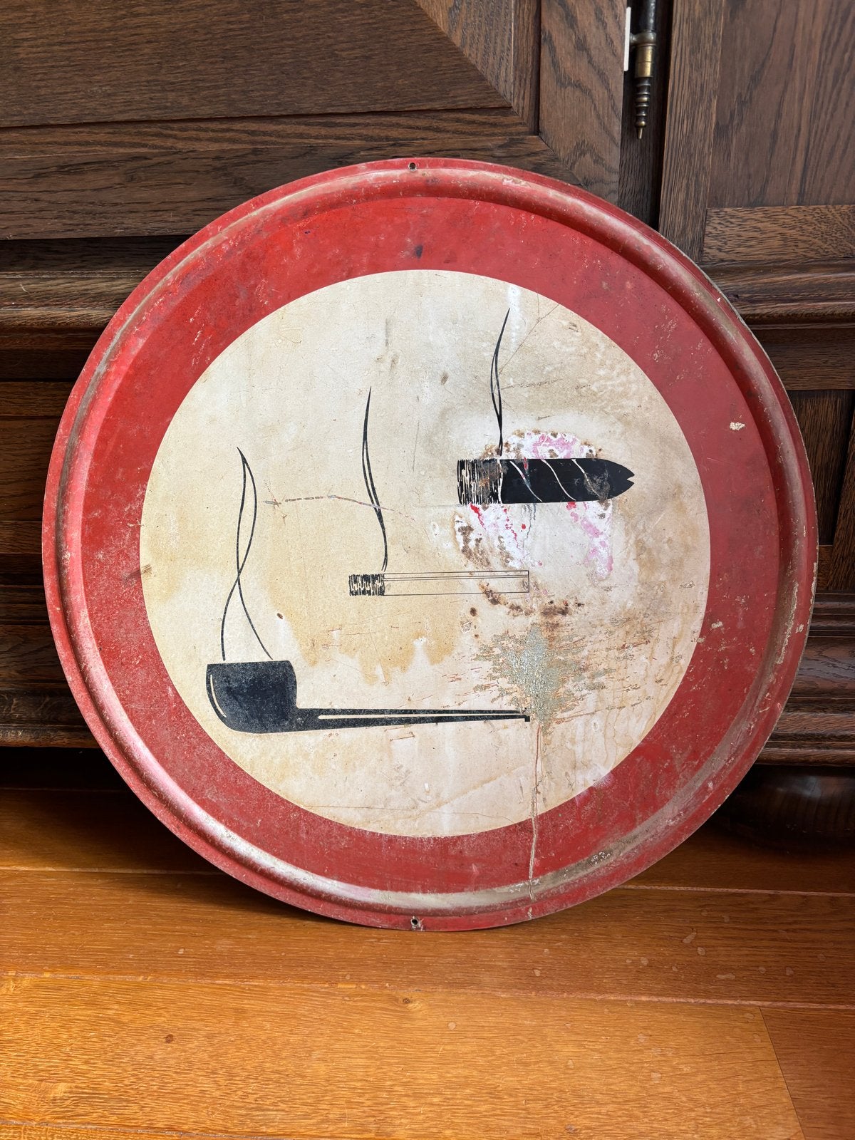 Vintage 'Niet Roken' Bord - Uniek Verzamelstuk, Ophalen