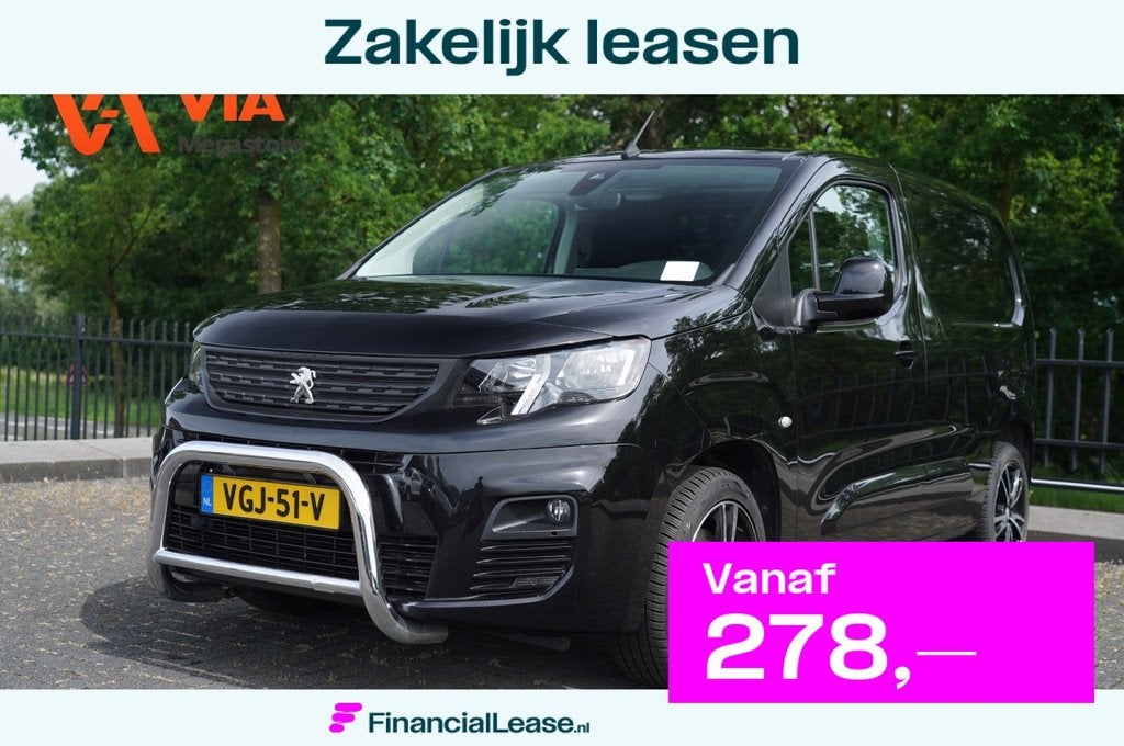 Peugeot Partner 1.5 | Premium | Trekhaak | Bullbars | Velgje, Gebruikt, Huisgarantie, 4 cilinders, Met garantie (alle)