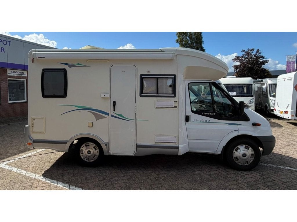Chausson Flash 02 NLcamper ( NAP ) Euronorm 5 Fietsenlift, ABS, Ford, Boiler, Tot en met 3