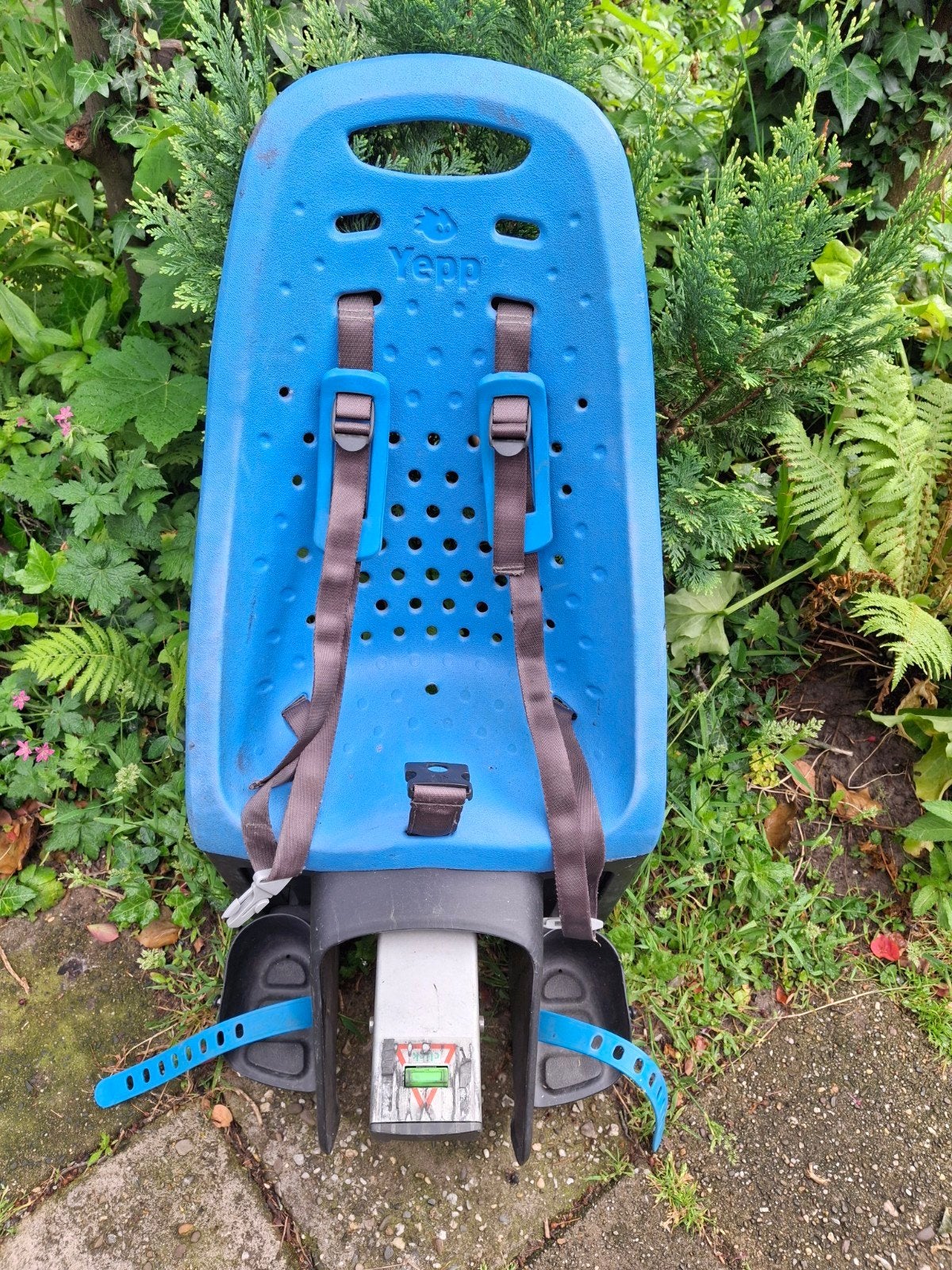 Yepp Fietsstoel Achterzitje - Blauw, Achterzitje, Yepp, 9 t/m 18 kg, Ophalen of Verzenden