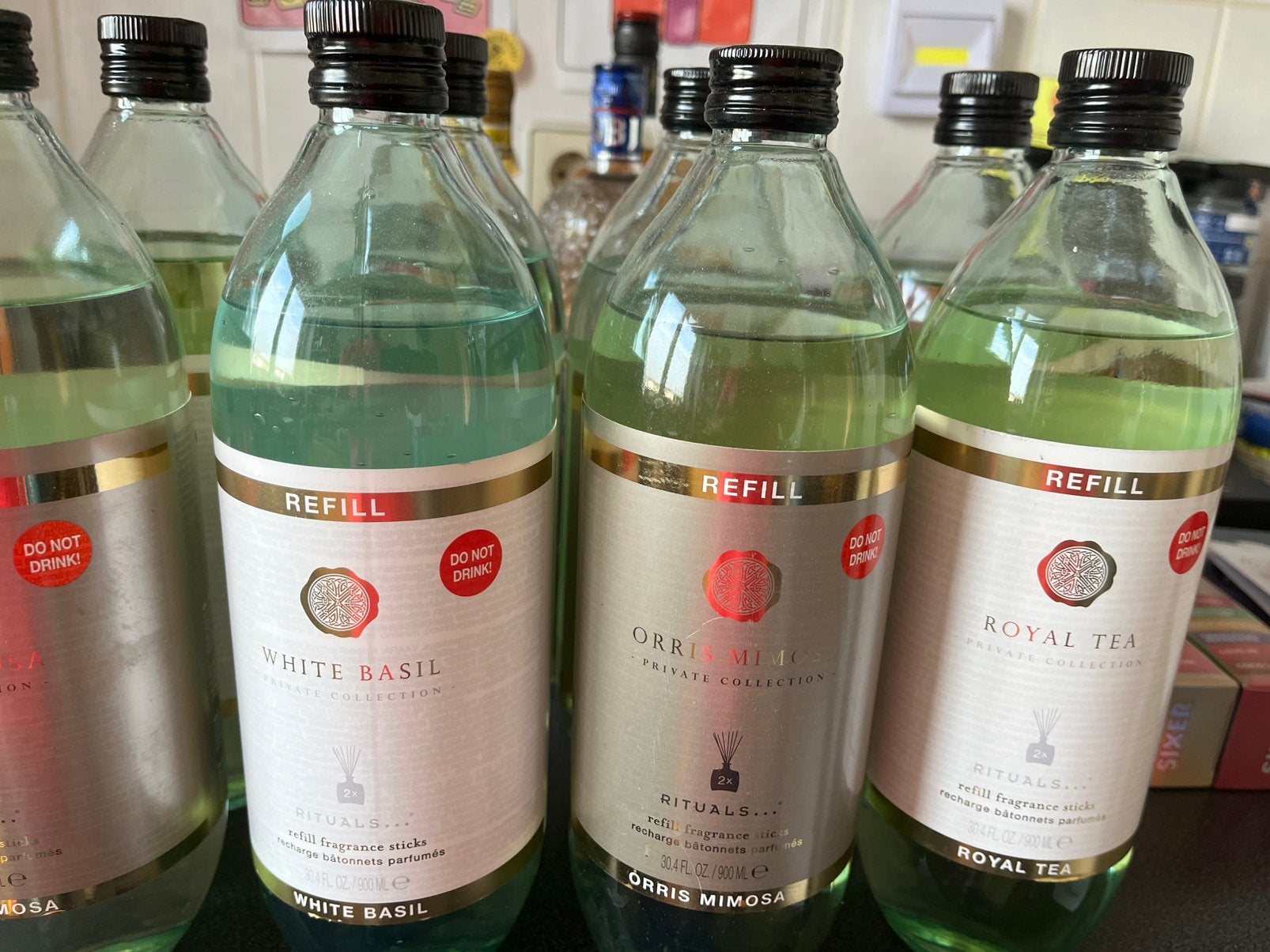 10 flessen navul ritual 900ml, Ophalen of Verzenden