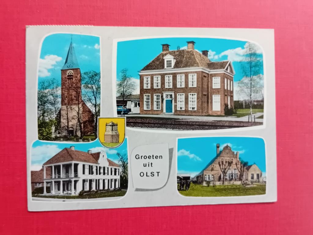 Ansichtkaart Olst, Ophalen of Verzenden