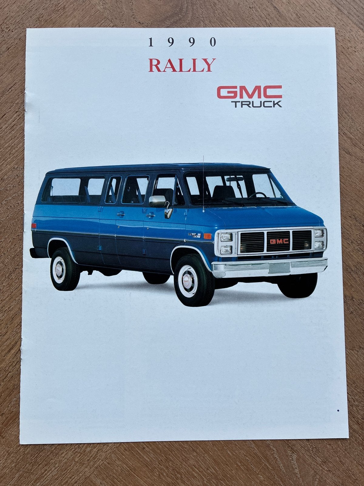 1990 GMC Rally Canadese brochure, Verzenden, Zo goed als nieuw, Overige merken