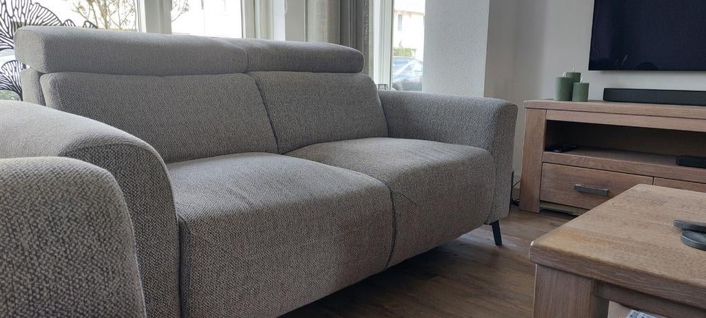 Happy Home  banken 3zits (elektrisch) + 2-zits, Ophalen, 150 tot 200 cm, 75 tot 100 cm, Zo goed als nieuw