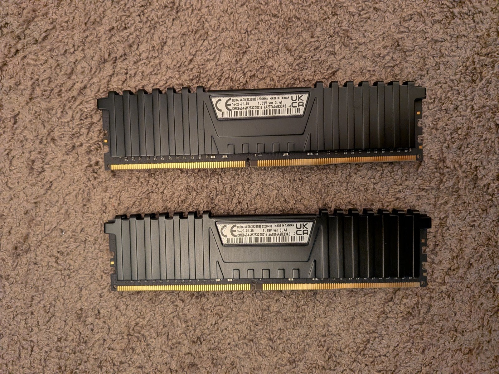 Corsair Vengeance LPX 64GB (2x32GB) DDR4 RAM 3200MHz, Computers en Software, Ophalen, DDR4, Zo goed als nieuw, Desktop