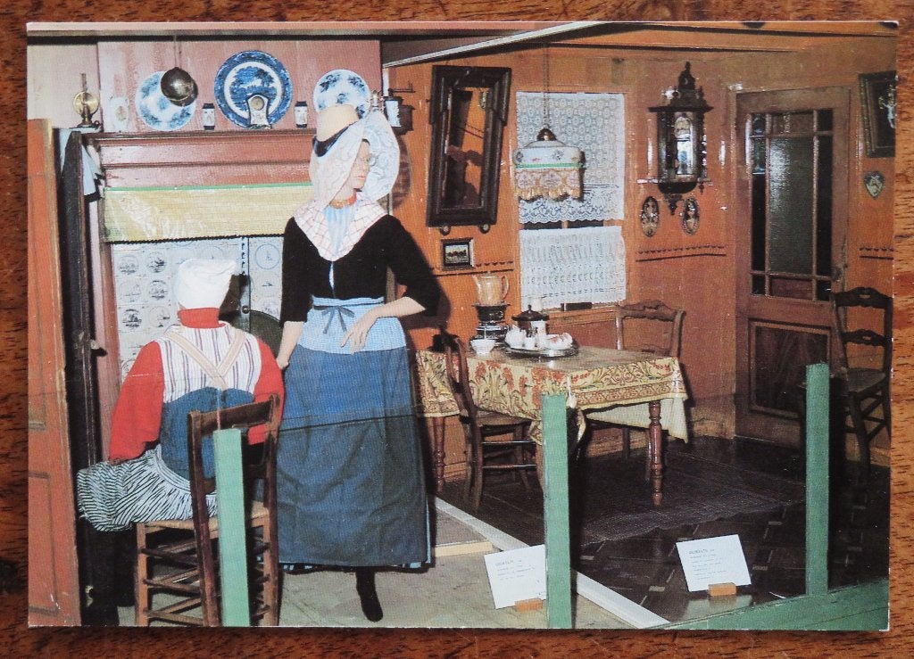 Volendam Museum Kloosterbuurt 5: Interieur met schouw, Verzamelen, Ansichtkaarten | Nederland, Noord-Brabant, Voor 1920, Ophalen of Verzenden