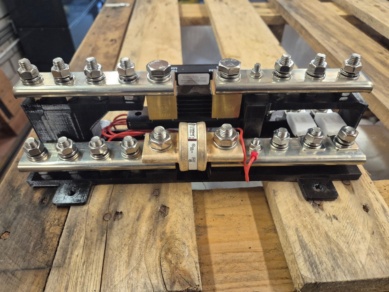 Aansluitrail met Victron SmartShunt500A en klasse T zekering, Ophalen of Verzenden, Zo goed als nieuw, Overige merken, Overige typen