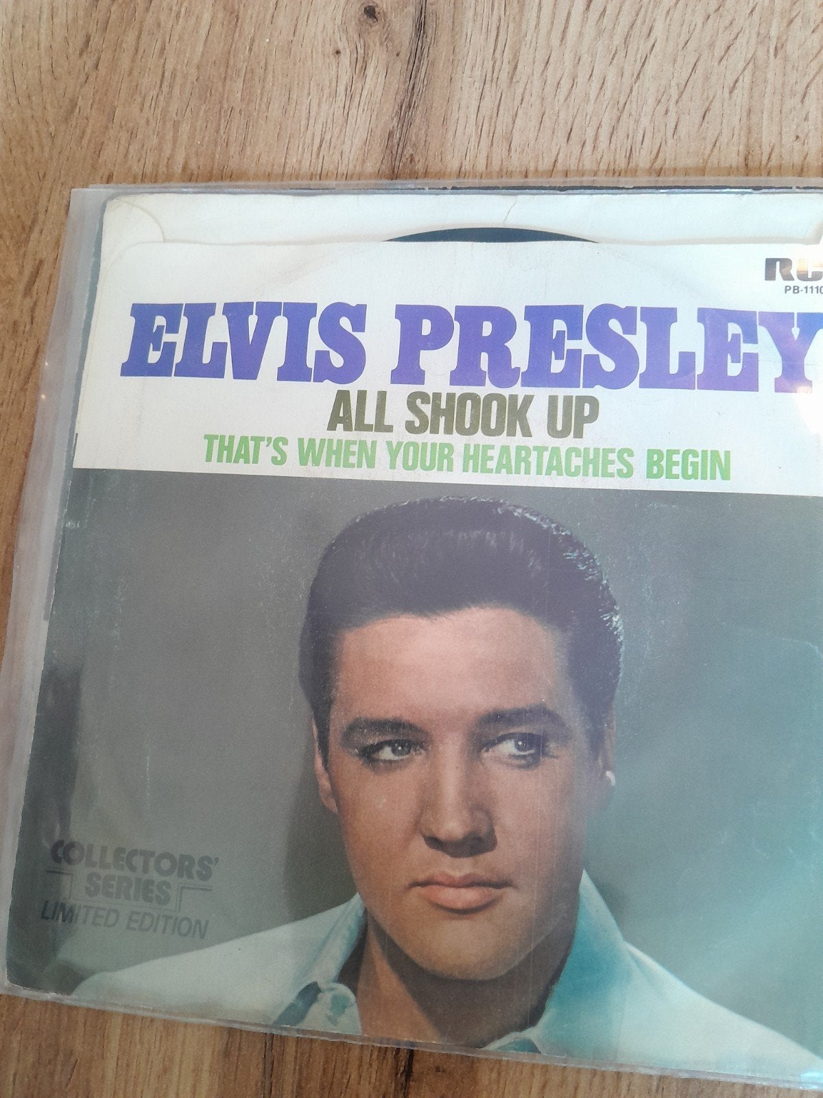 elvis presley 7inch all shook up, Ophalen of Verzenden, Zo goed als nieuw, Pop