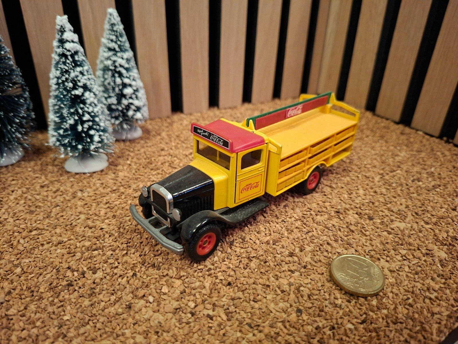 Siku Coca-Cola Vrachtwagen - Vintage Model, Ophalen of Verzenden, Gebruikt, Bus of Vrachtwagen, SIKU
