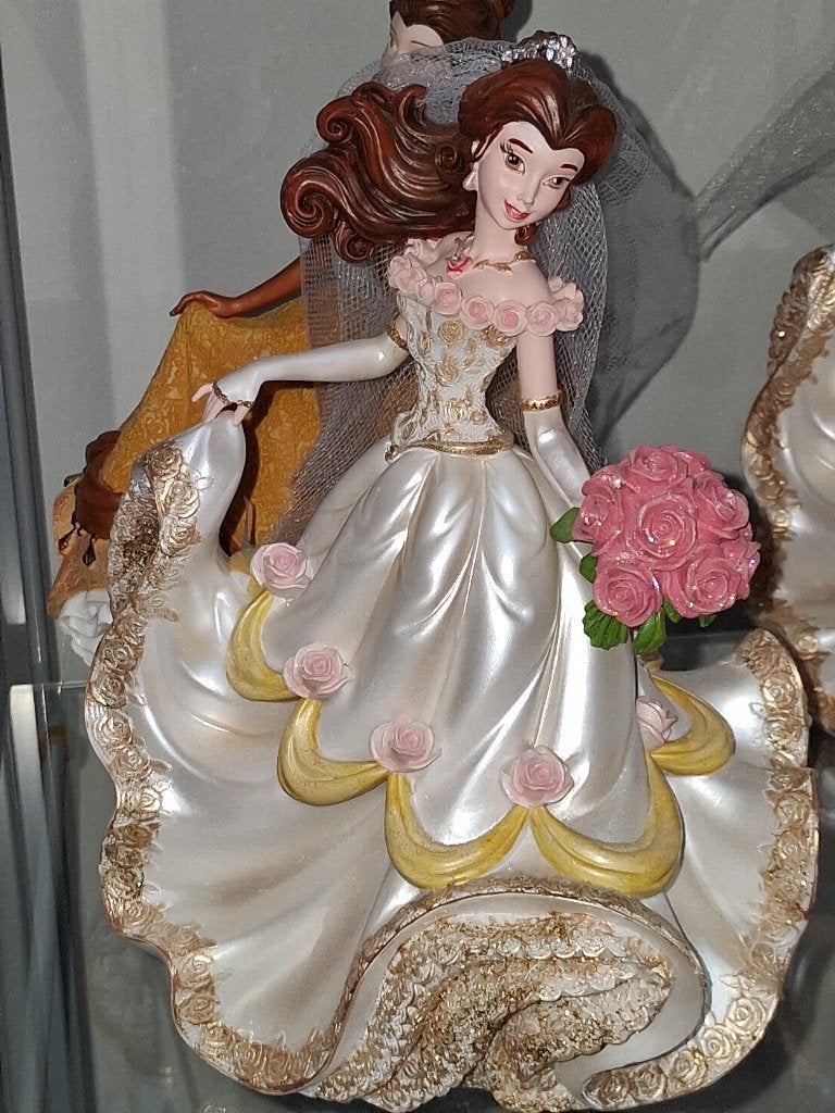 Belle Beauty beeldje Disney Prinses Princes Showcase, Ophalen of Verzenden, Assepoester of Belle, Zo goed als nieuw, Beeldje of Figuurtje