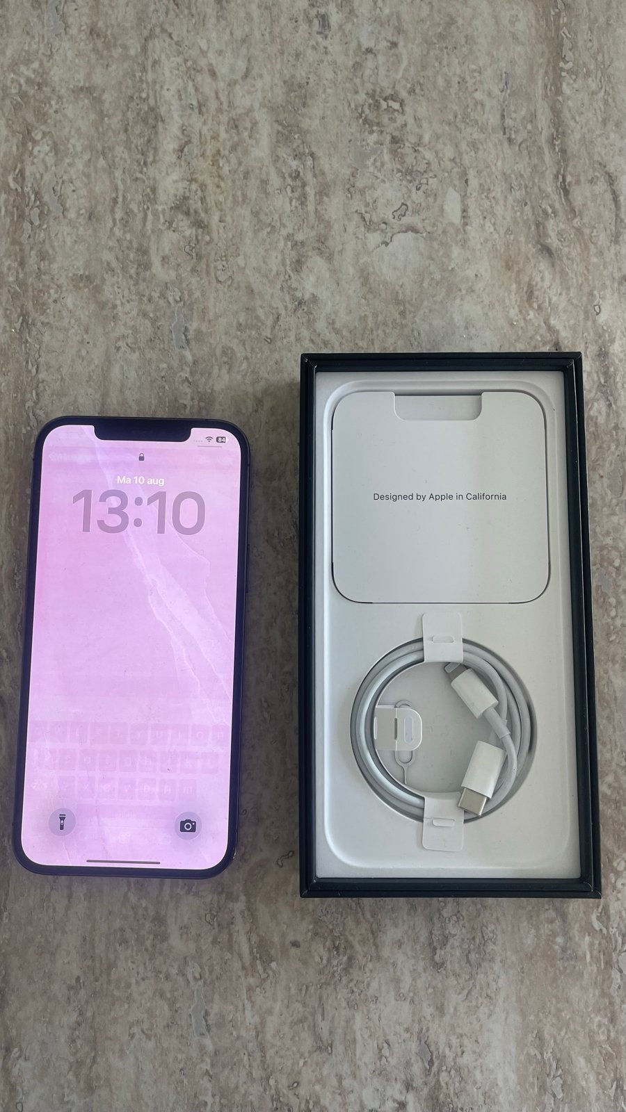 iPhone 12 Pro Max 128 GB - Schermfoutje, Telecommunicatie, Mobiele telefoons | Apple iPhone, Ophalen, Gebruikt, 128 GB, IPhone 12 Pro Max
