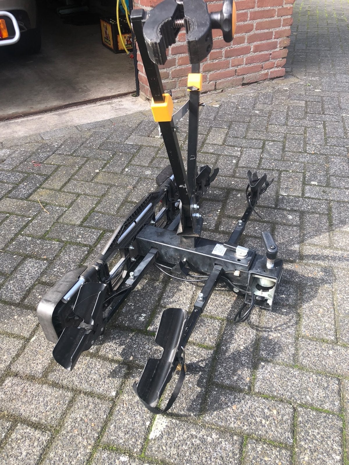 Spinder Hawk Trekhaak Fietsendrager voor 2 fietsen, Ophalen, 2 fietsen, Gebruikt, Trekhaakdrager