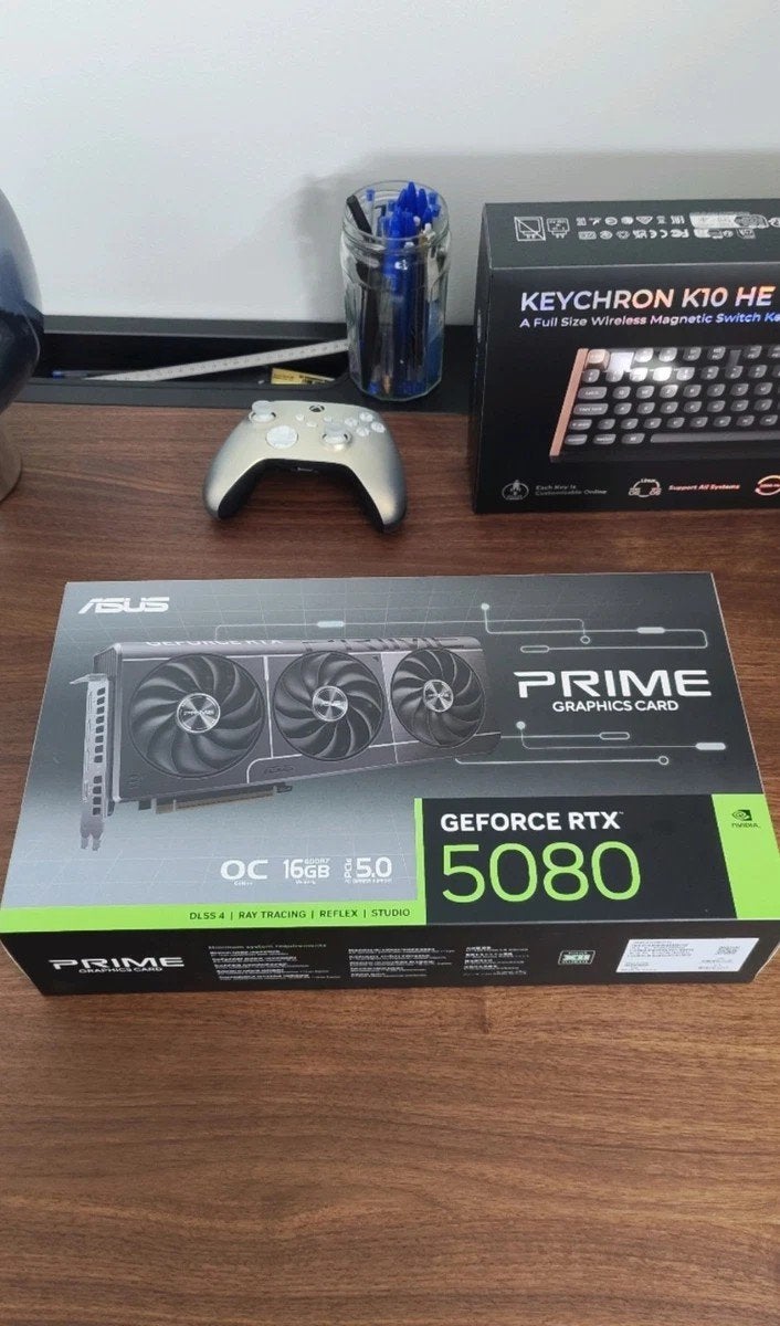 ASUS Prime GeForce RTX 5080 OC Edition 16GB GDDR7, Ophalen, Zo goed als nieuw, Nvidia, PCI-Express 5