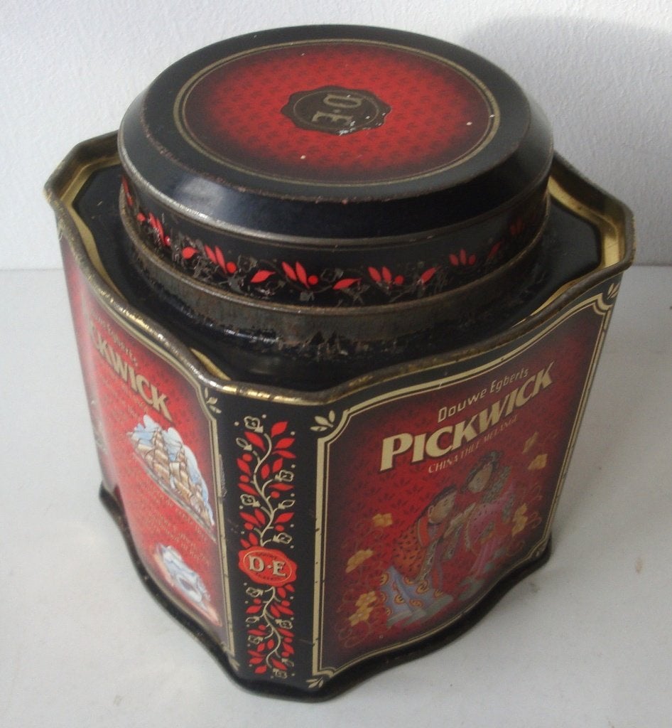 Pickwick China Thee Melange blik, Douwe Egberts, Verzamelen, Ophalen of Verzenden, Zo goed als nieuw, Thee, Douwe Egberts