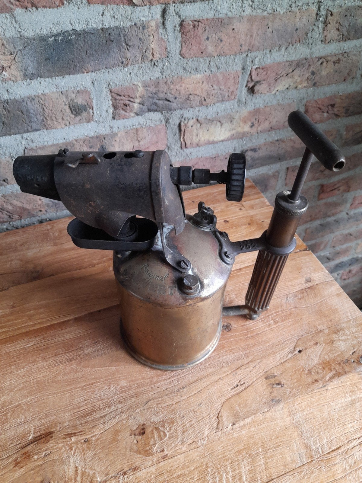 vintage brander in originele staat, Ophalen of Verzenden