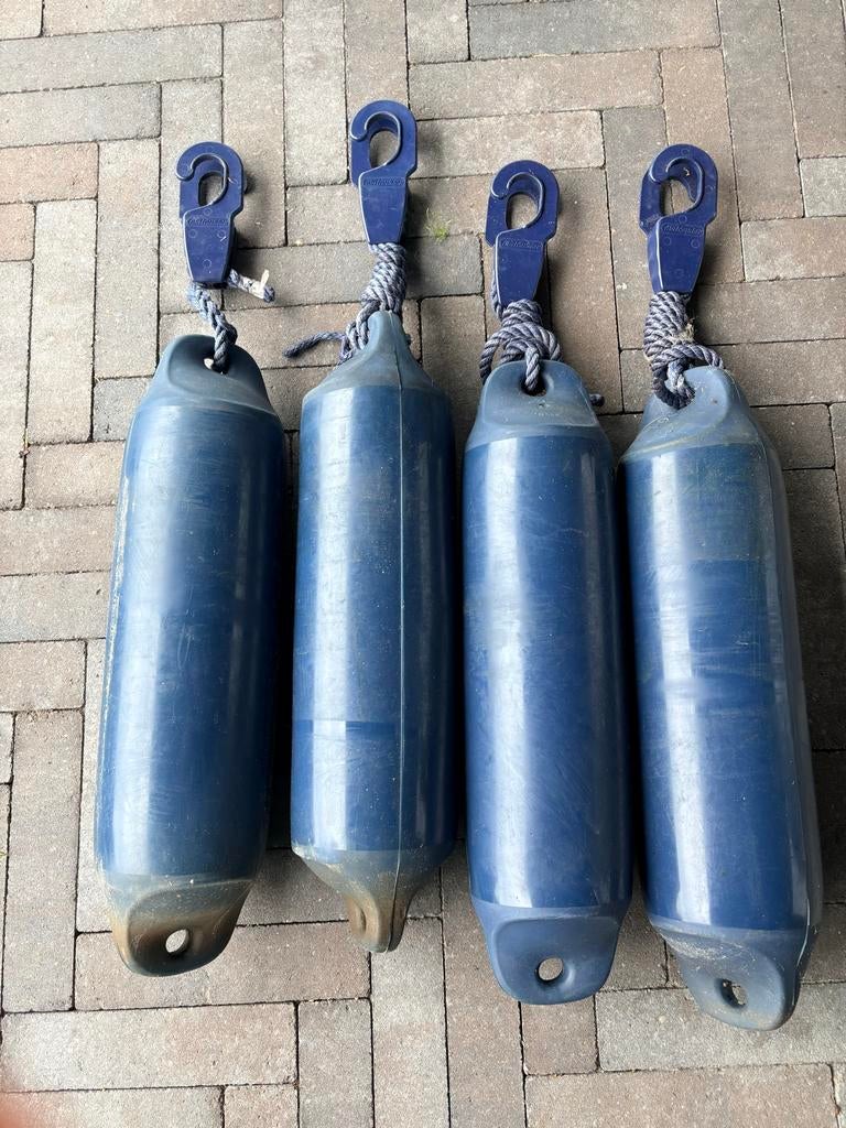 4 Fender stootwillen met Fastfenders, Watersport en Boten, Ophalen, Gebruikt, Overige typen
