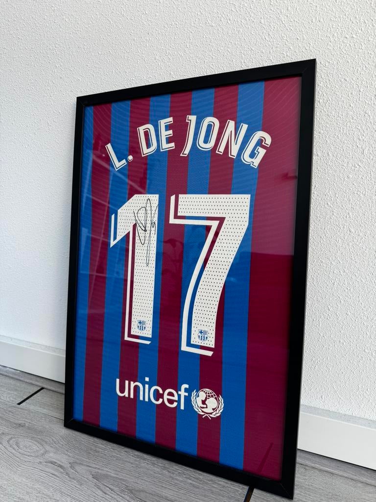 Gesigneerd Luuk de Jong shirt van FC Barcelona, Verzamelen, Ophalen, Buitenlandse clubs, Shirt