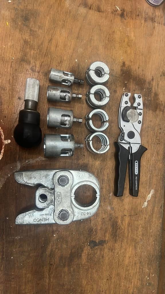 Persbek henco set 16-32 mm set groot persbek