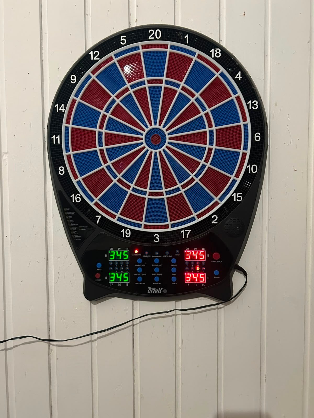 Elektronisch dartbord, Ophalen of Verzenden, Zo goed als nieuw, Dartbord, Elektronisch
