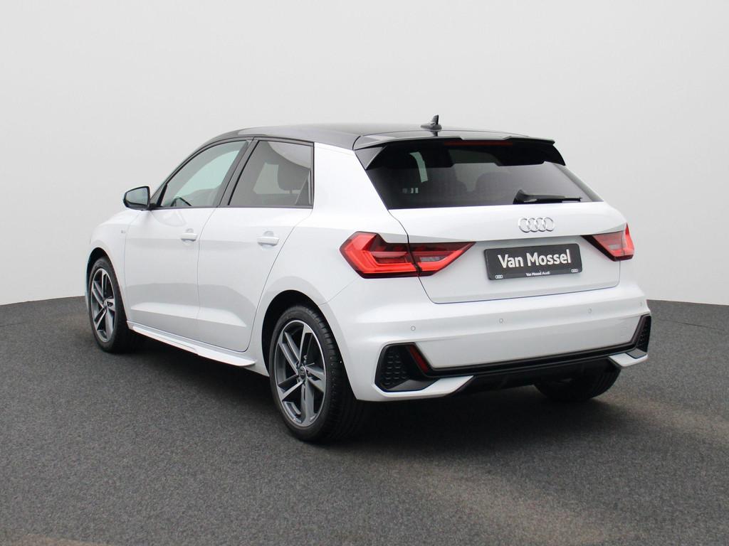 Audi A1 Sportback 25 TFSI S edition l Cruise Control l Autom, 12 maanden, 95 pk, Leder en Stof, Wit