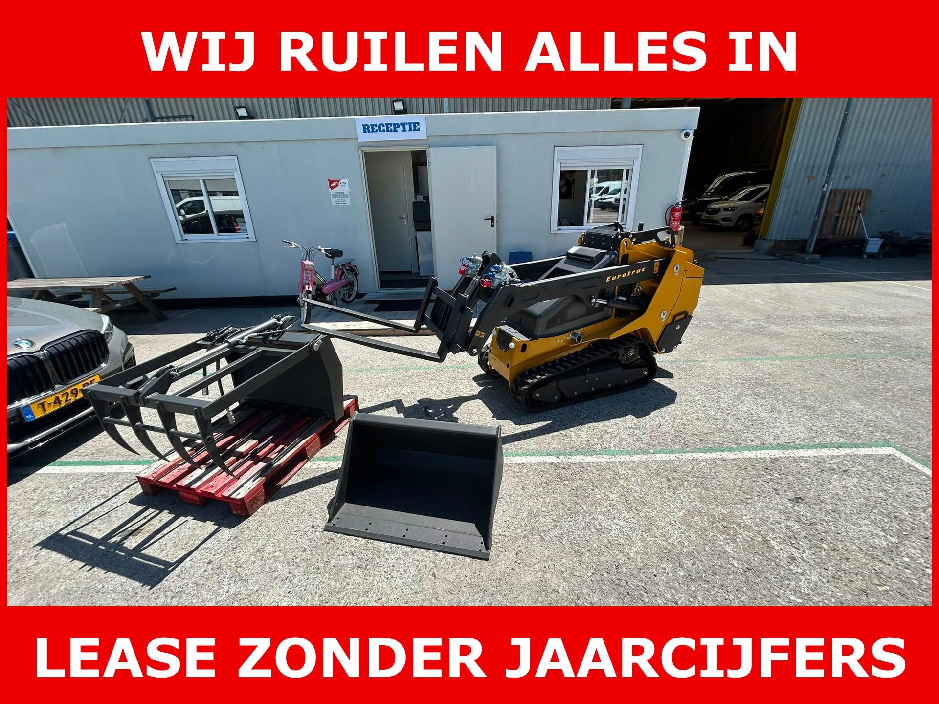 Eurotrac Sk10 skidsteer Skidsteer, Automaat, Gebruikt, Overige brandstoffen, Origineel Nederlands