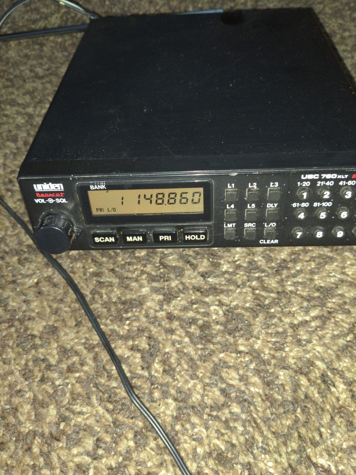 Uniden ubc760xlt, Ophalen