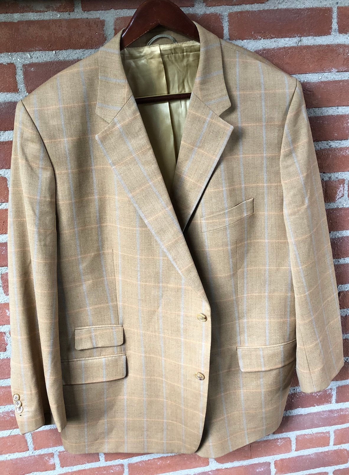Nieuw Scabal Made-to-Measure Ruit blazer Wol Mt 65, 3XL, Kleding | Heren, Kostuums en Colberts, Ophalen of Verzenden, Nieuw, Overige maten