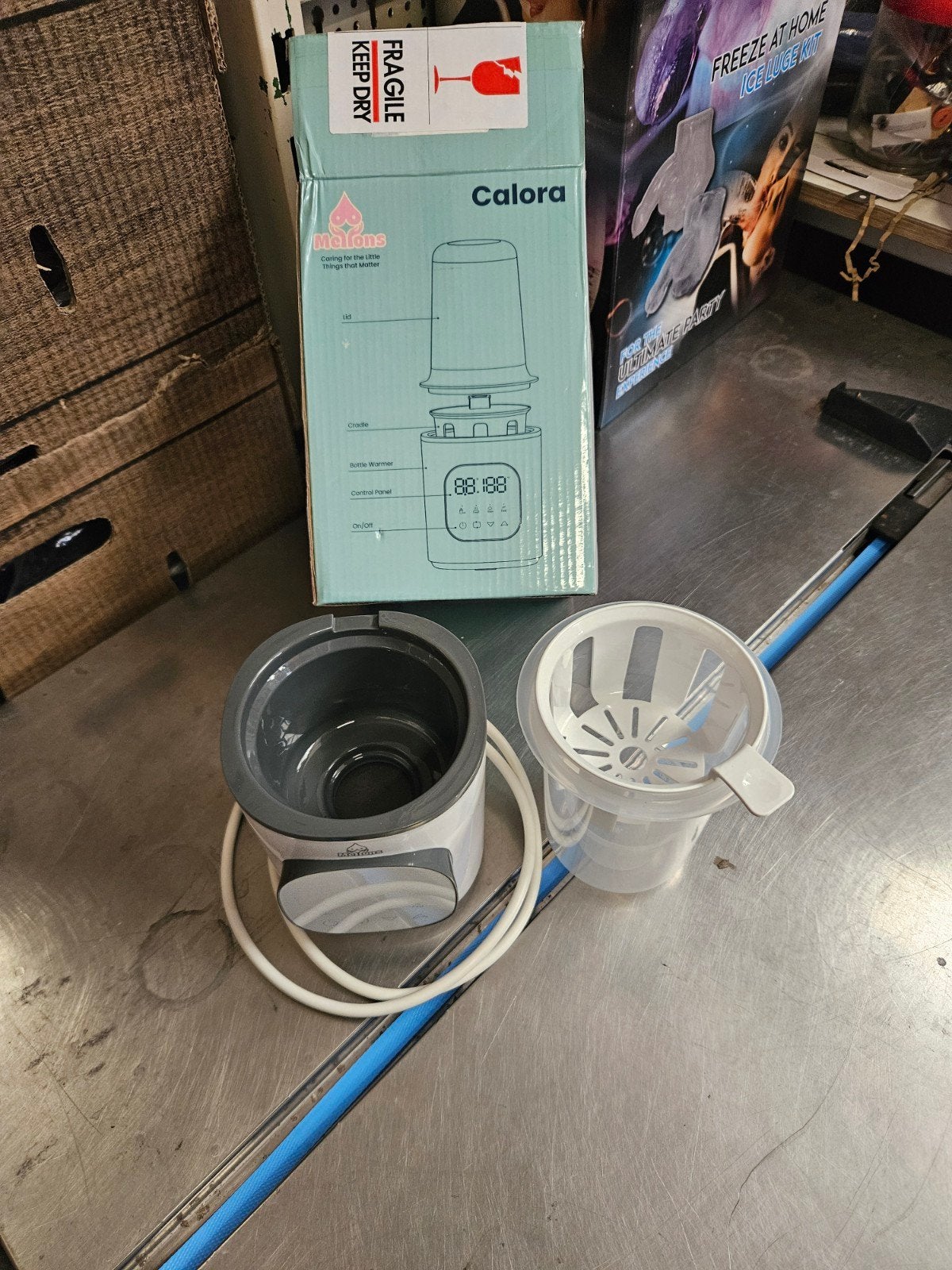 Nieuwe Melkverwarmer / Flessenwarmer met Sterilisator, Ophalen, Nieuw, Stoomfunctie, Flessen- of potjesverwarmer