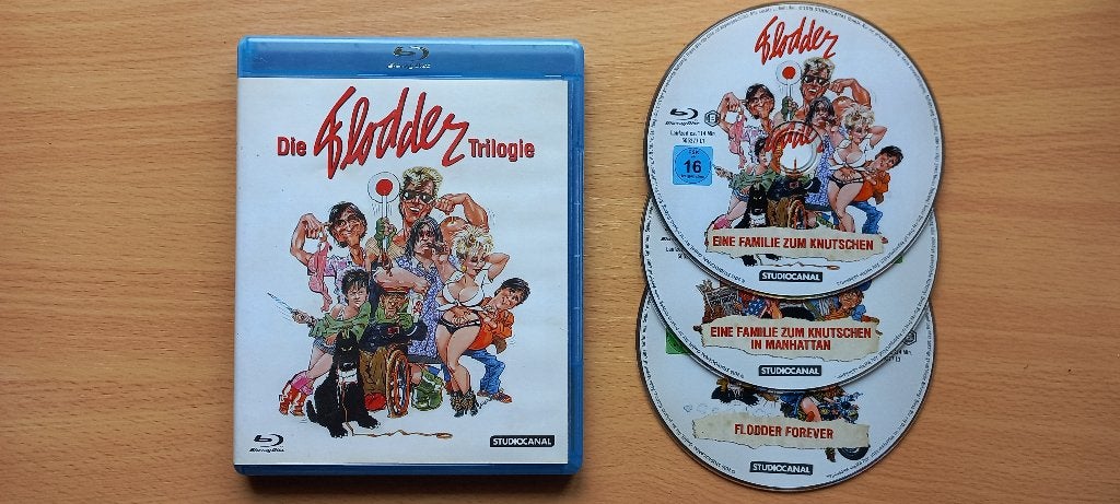 Flodder Trilogie Bluray Flodder 1,2,3 Dick Maas, Huub Stapel, Verzenden, Boxset, Nederlands, Zo goed als nieuw