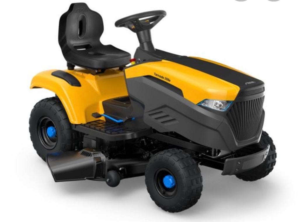 Stiga 398e volledig elektrische zitmaaier, Ophalen, Nieuw, Mulchfunctie, 90 tot 120 cm