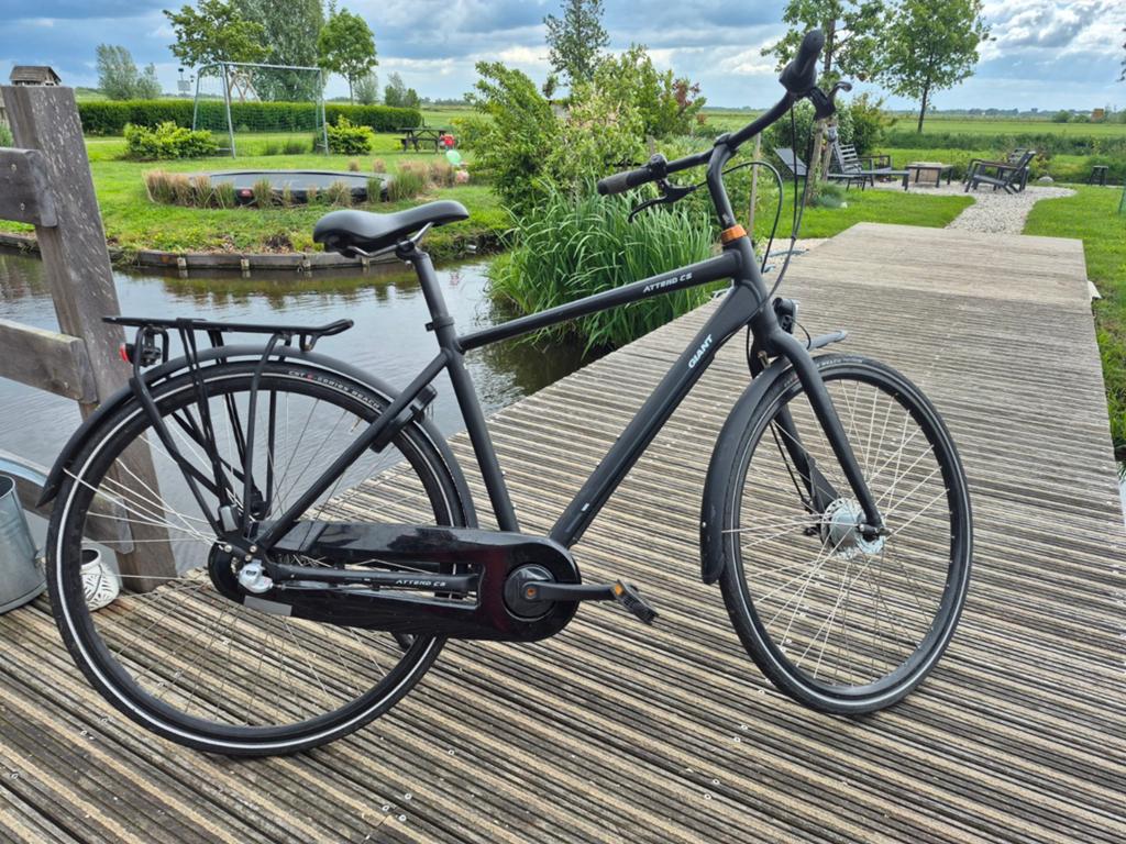 Giant Attendo CS stadsfiets, Ophalen, 53 tot 56 cm, Velgrem, Versnellingen