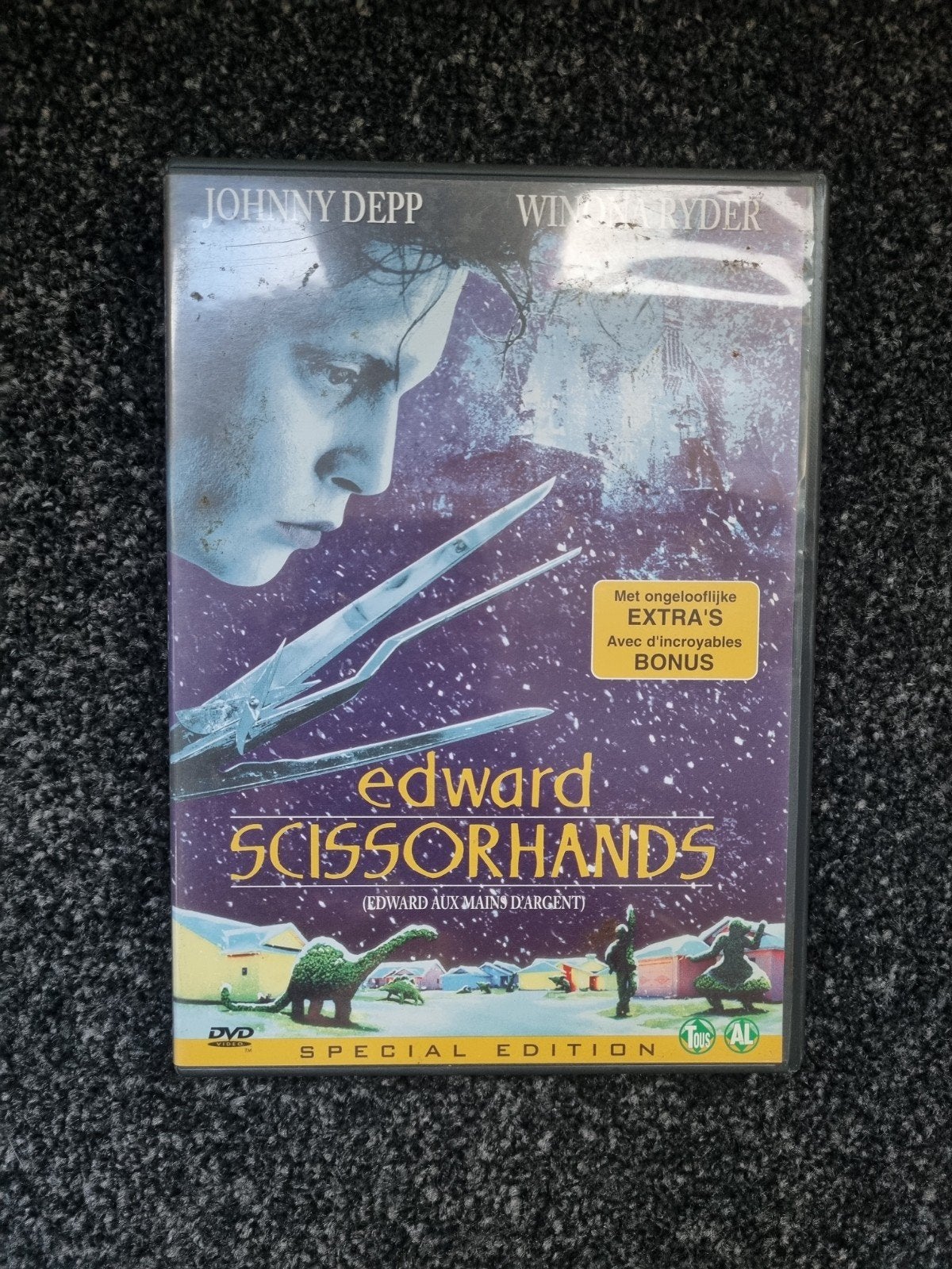 Edward Scissorhands Special Edition DVD, Klassieker, Nederlands, Ophalen of Verzenden, Zo goed als nieuw