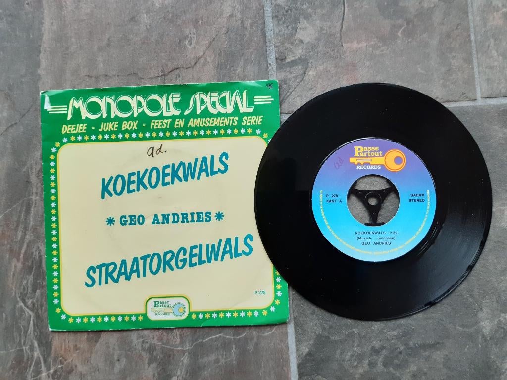 Geo Andries : Koekkoekwals/straatorgelwals, Ophalen of Verzenden, Zo goed als nieuw, Pop